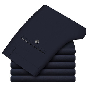 กางเกงขายาวผู้ชายทรงตรงเอวสูงสำหรับนักธุรกิจชายทรงหลวมสำหรับฤดูใบไม้ผลิและฤดูร้อน - Product Image 6