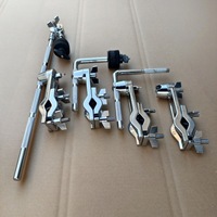 AOOLOO Support de bras de cymbale réglable en métal avec pince de fixation pour support de cymbale, matériel de batterie et accessoires de percussion