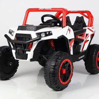 Camion électrique pour enfants à grandes roues, 12V, 2 places, buggy tout-terrain, voiture jouet pour enfants avec télécommande parentale et musique