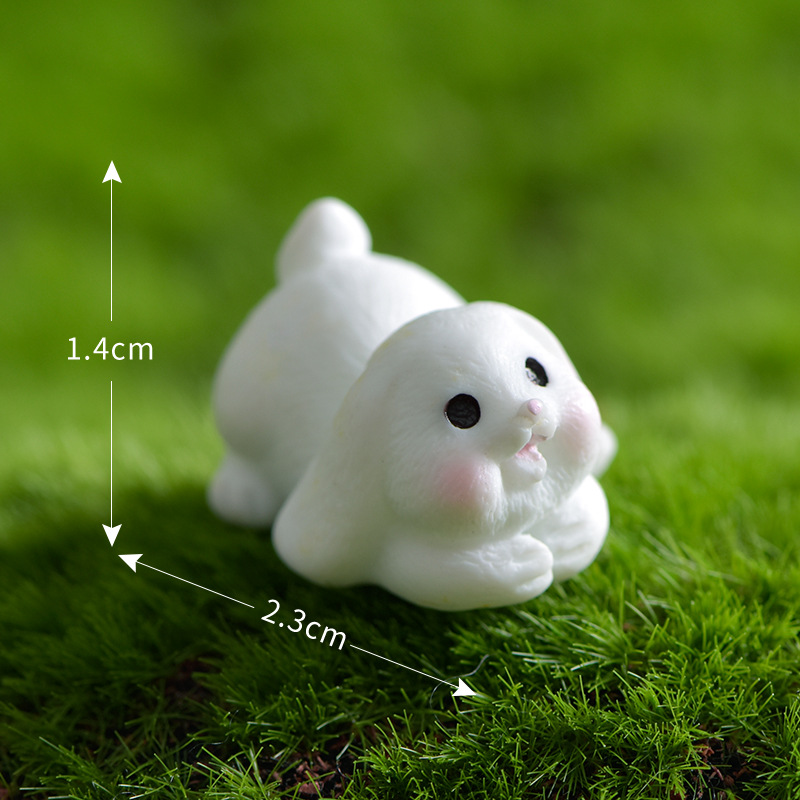 N. 3 coniglio sdraiato