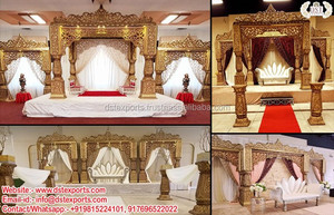 Grand Mandapam en bois Manavarai, le meilleur pour les mariages sud-indiens, les mariages hindous, les décorations de mariage sri-lankiennes, Australie - Product Image 3