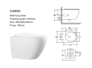 Venta al por mayor de China de cerámica de una pieza suspendida de pared estilo japonés <span class=keywords><strong>inodoro</strong></span> <span class=keywords><strong>barato</strong></span> P trampa Chaozhou en pared <span class=keywords><strong>inodoro</strong></span> Suite - Product Image 2