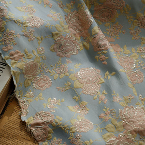 Mới Nhất Pháp Sang Trọng Thổ Cẩm Ren Vải Phi Jacquard Vải Tuyn Ren Vải Cho Phụ Nữ Thanh Lịch Đảng Dresses Và Bộ Đồ Giường Thiết Lập - Product Image 1