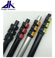 Perche télescopique polyvalente en aluminium personnalisée avec Flip Lock Pro