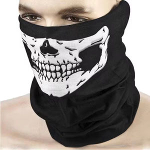 Écharpe Chaude <span class=keywords><strong>de</strong></span> <span class=keywords><strong>Moto</strong></span>, Masque <span class=keywords><strong>de</strong></span> Protection Crâne Fantôme, Balaclava, Vêtements d'Équitation, 1 Pièce - Product Image 2
