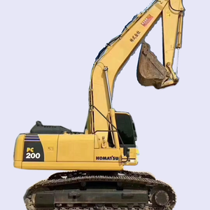 Excavadora original Komastu pc200 usada en buen estado, excavadora de orugas de segunda mano, excavadora de orugas de 20 toneladas a la venta - Product Image 1