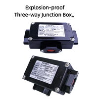 Boîtier de jonction bidirectionnel antidéflagrant, résistant à la corrosion, boîtier DMC IP66 220V-380V 40A, installation facile sur support, alimentation sécurisée