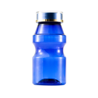 Vente en gros de flacons pharmaceutiques en plastique PET vides de 160 ml, noir, orange, bleu, rouge, ambre, vert, pour médicaments, comprimés, boissons, jus