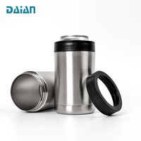 Seau à glace en acier inoxydable à double paroi de 12 oz, personnalisé en gros, refroidisseur de canettes de bière, bacs à boissons, isolation sous vide, OEM, style campagnard