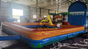 Grande piscine gonflable extérieure pliante d'intérieur au-dessus du sol pour enfants adultes piscine gonflable commerciale de bulle de PVC - Product Image 4