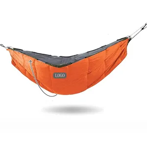 210T Polyester Ultralight açık salıncak yatak hamak uyku tulumu Underquilt hamak yorgan tam boy uyku tulumu