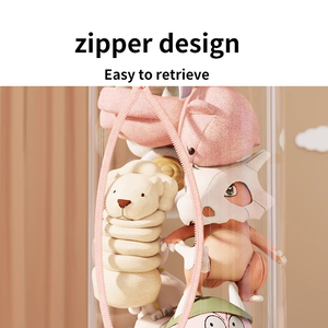 Nhựa trong suốt PP đồ chơi lưu trữ ống hình trụ búp bê hộp và sang trọng xô không gian tổ chức đồ chơi trẻ em trang trí - Product Image 3