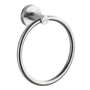Moderno Toallero de Acero Inoxidable Impermeable, Colgador de Toallas Autoadhesivo de Pared, Anillo para Toallas Cromado Ecológico - Product Image 4
