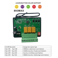 Reemplazo para Receptor 893MAX Security 2.0 para Abridor de Puerta de Garaje, Compatible con 891LM, 371LM, 971LM, 81LM