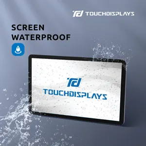21.5 pollici touch screen monitor del computer con altoparlante android digital signage esterno open frame pubblicizzare monitor lcd