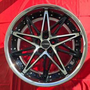 Cerchi Forgiati 17 18 19 20 22 24 Pollici, Design Personalizzato in Lega Multi-Raggio con Concavità Profonda per Lexus LS BMW Serie 7 SCHWERT SG1 - Product Image 2