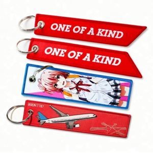 Wholesale Custom Fabric Embroidered Keychain Metal Lanyard Wristlet Key Tag Holder Low Price Sublimation Keychain - Product Image 2