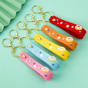 New Cartoon Cute Phone case Lanyard PVC Rubber Material Lanyard Keychain