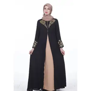 Vestido De Caftan Arabic Silk Dresses In Hồi Giáo Quần Áo Phụ Nữ Hồi Giáo Ăn Mặc Dubai Abaya