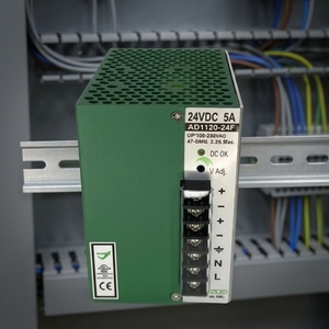 Fuente de Alimentación para Riel DIN 24V para Automatización Industrial con Protección OCP, OVP, OTP, SCP, Entrada Amplia de 100-240VAC, 120W - Product Image 1