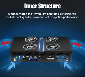 Masaüstü Inter <span class=keywords><strong>Core</strong></span> I5 9600KF <span class=keywords><strong>I7</strong></span> 9700KF I9 9900KF Win10 Mini PC 3 3G/GTX1660 6G küçük oyun bilgisayarı 3x4K ekran AX WIFI6 - Product Image 3