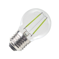 La couleur bleue G45 clair a mené la base de l'ampoule Dimmable 220V 2W E27 de cru