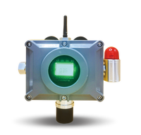 Système d'alarme sans fil Lora pour détecteur de fuite de gaz combustible en station-service, rechargeable, certifié IP68 ATEX