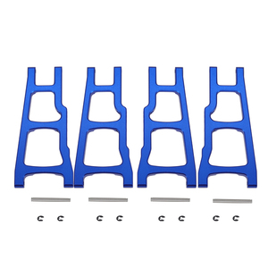 Alloy Front &amp; Rear Lower Suspension Arms for RC 1/10 Traxxas Slash <strong>4x4</strong> <strong>Rustler</strong> Stampede XO-1 Upgrade Parts - Product Image 3
