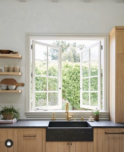 Fenêtres à battants en aluminium à double vitrage, modernes et personnalisées, pour l'extérieur des villas, avec moustiquaires, isolation thermique et imperméabilité - Product Image 6