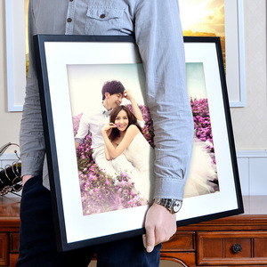 Marco <span class=keywords><strong>de</strong></span> Fotos Hecho a Mano <span class=keywords><strong>de</strong></span> Madera MDF A4 con Acabado Mate, para Montar en la Pared o Exhibir sobre una Mesa - Product Image 4