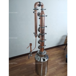 Columna de Destilación de Alcohol de Acero Inoxidable de 100L con Torre de Recuperación de Cobre, Precio de Fábrica - Product Image 3