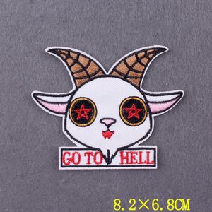 Patchs brodés Cool Cat à thermocoller pour vêtements, vente en gros, patchs personnalisés de haute qualité - Product Image 3