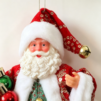 Ornement suspendu Père Noël, fournitures de décoration de Noël d'intérieur pour la décoration de l'arbre de Noël