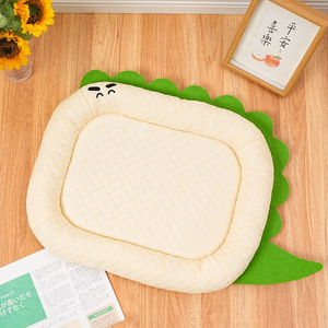 Chai O Dog Cooling Mat Oval Polyester Fiber Hand Wash <b>Cool</b> Summer Pet Bed For Dogs Four Seasons Use - Product Image 5