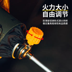 Lance-flammes portatif d'extérieur, pistolet à flamme, tube en aluminium, alimenté au butane, pour le camping, le barbecue, le démarrage du feu - Product Image 2