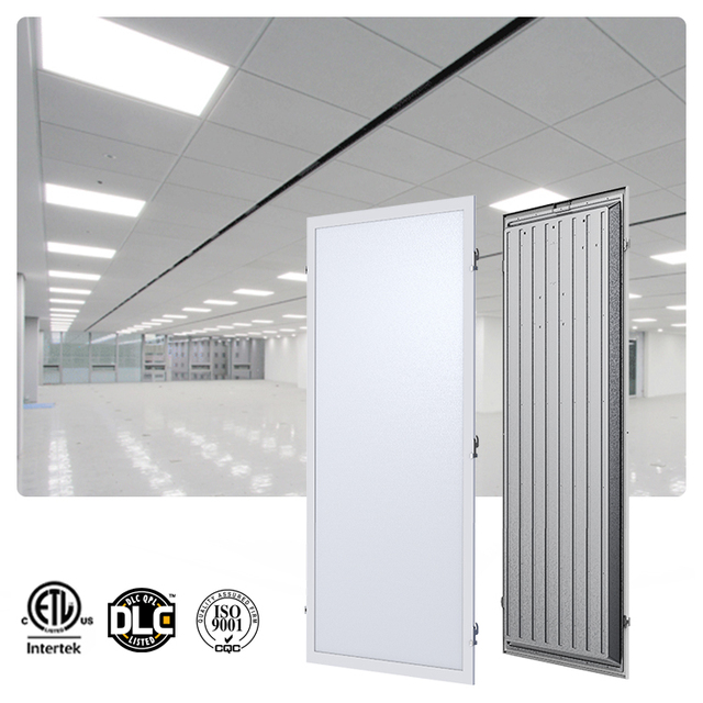 ETL DLC Smart Sensor Aluminum Square Shape Panel Lamp Commercial Indoor Home Office Ceiling Led Panel Light