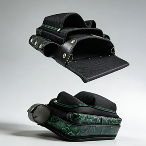 Bolsa <span class=keywords><strong>de</strong></span> Herramientas <span class=keywords><strong>de</strong></span> Lona Resistente, Bolsa <span class=keywords><strong>de</strong></span> Herramientas para Cintura con Correa Ajustable y Clip para Cinturón, Bolsa Utilitaria <span class=keywords><strong>de</strong></span> 5-9 Bolsillos para <span class=keywords><strong>Electricista</strong></span> - Product Image 5