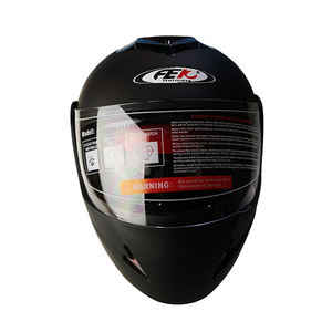 <span class=keywords><strong>Casque</strong></span> de Motocross à double lentille noir mat de haute qualité - Product Image 4