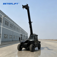Chariot télescopique 4x4 de 5 tonnes, transpalette télescopique tout-terrain robuste pour sites miniers et d'ingénierie