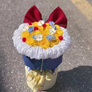 D408 Regalo de San Valentín o Cumpleaños <span class=keywords><strong>para</strong></span> <span class=keywords><strong>Novia</strong></span>, Rosa Artificial Eterna, Ramo de Jabón en Barra <span class=keywords><strong>para</strong></span> Mujer - Product Image 1