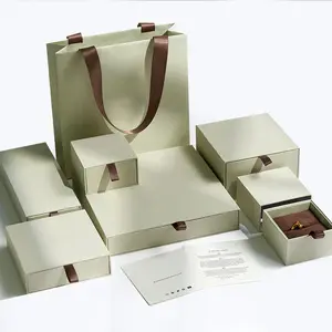 Индивидуальные Роскошные упаковочные коробки ящик Подарочная коробка ожерелье кольцо Валентина картонные ювелирные изделия Подарочная коробка Упаковка
