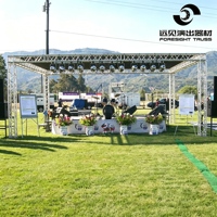 Estructura Modular de Ensamblaje Rápido sin Herramientas, Diseño de Truss Cuadrado para Eventos Temporales, Montaje y Desmontaje Rápidos