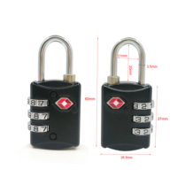 TSA-302 Cadenas de valise de haute qualité avec mot de passe de voyage TSA