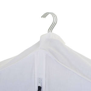 Ruthbag Sac de rangement de vêtement <span class=keywords><strong>en</strong></span> coton lavable blanc à la mode avec poche <span class=keywords><strong>en</strong></span> organdie protège les robes de soirée jupes vestes - Product Image 3