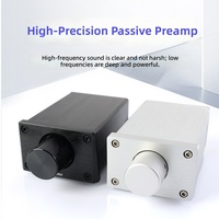 Rhode Rain HIFI Pengontrol Volume/Preamp Pasif 2-kanal Presisi Tinggi Kompatibel dengan Power Amplifier Sistem Audio Aktif Cina