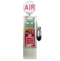 Tour de gonflage de pneus en acier inoxydable G5 CE Compresseur d'air en libre-service avec aspirateur Machine de gonflage d'air en métal