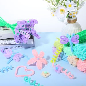 Pipe Cleaners Roll 6-7mm White Soft Pink Pipe Cleaner Chenille Craft Kits <b>for</b> Diy Christmas Decoration - Product Image 5