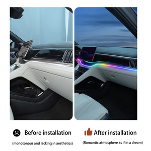 ไฟตกแต่งภายในรถยนต์แบบซ่อน ยี่ห้อ Yosovlamp รุ่น Color Modified LED PVC สำหรับรถยนต์ Golf & Versa ติดตั้งง่ายแบบ USB ไม่ต้องติดตั้งสาย  แบบไหลเวียน - Product Image 3