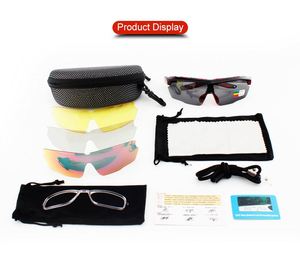 UV Protection Cycling Glasses Polarized Interchangeable Lens Sports <b>Eyewear</b> - Product Image 6