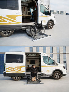 Elevador de silla de ruedas para exteriores, elevador hidráulico eléctrico para furgoneta y coche, mesa elevadora de diseño de tijera Vertical para discapacitados, ancianos y discapacitados - Product Image 4